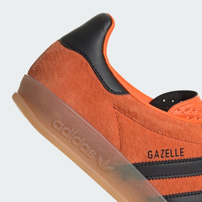Adidas original gazelle black and orange online